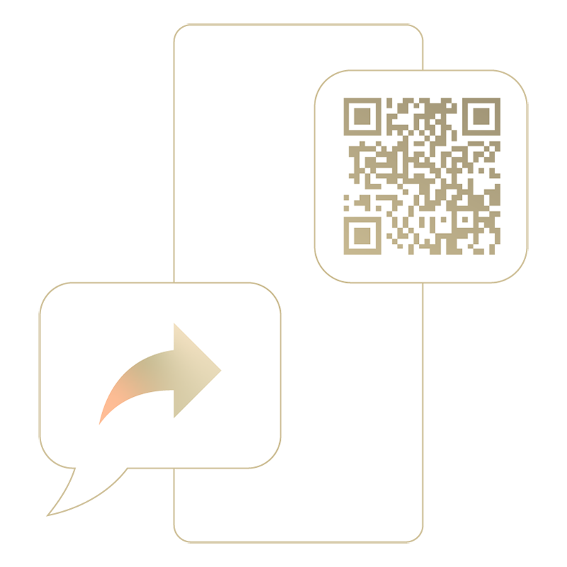 Place a QR code on your menu, send a nudge using WhatsApp, have a slide show at your venue.