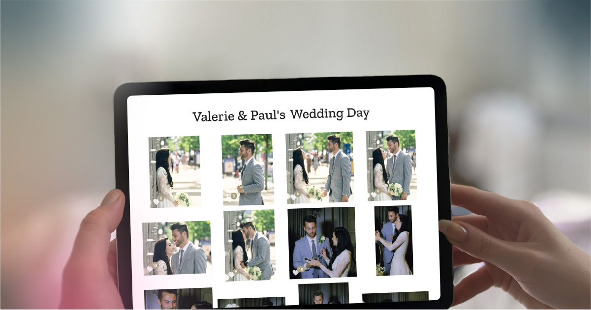 Realtime Album, Relive your day immediately with your WeddingPixie wedding album