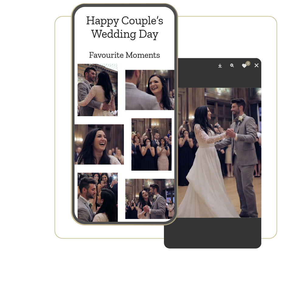 Enjoy your realtime wedding album.